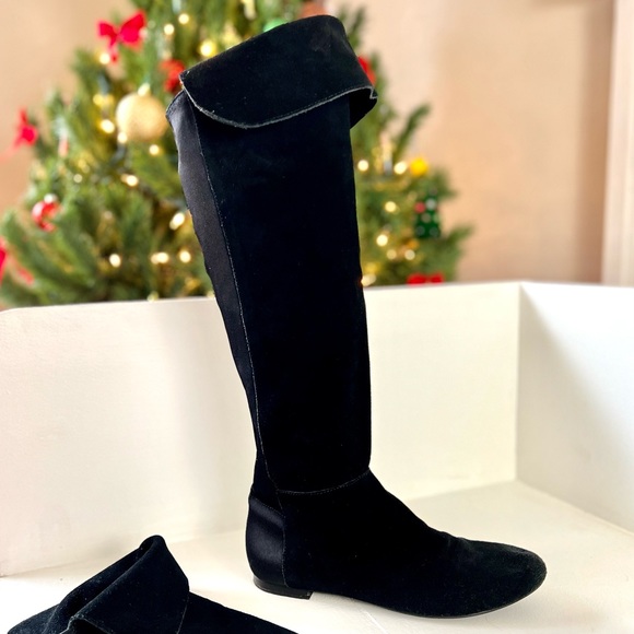 Steve Madden Zestyy Fold Over Suede Boots Size 8 1/2 - Picture 2 of 14